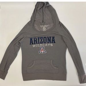 U of A Long-sleeved Hooded T-shirt (Size: L)